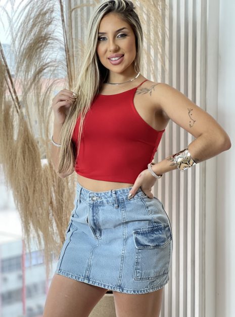cropped elisandra vermelho