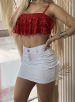 saia cargo jeans rafaely branco