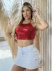 saia cargo jeans rafaely branco