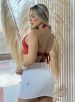 saia cargo jeans rafaely branco