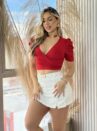 short saia alfaiataria off white