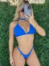 biquini trancinha azul bic