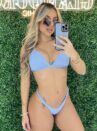 biquini trancinha azul bb