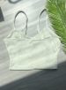 top alcinha donna chica creme