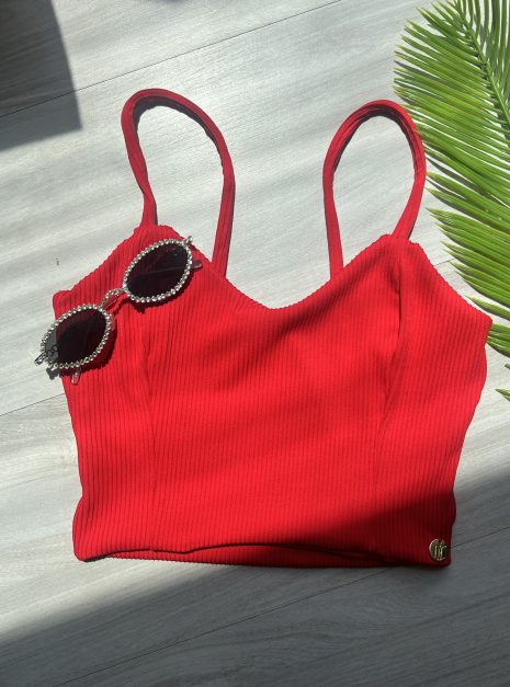 top alcinha donna chica vermelho