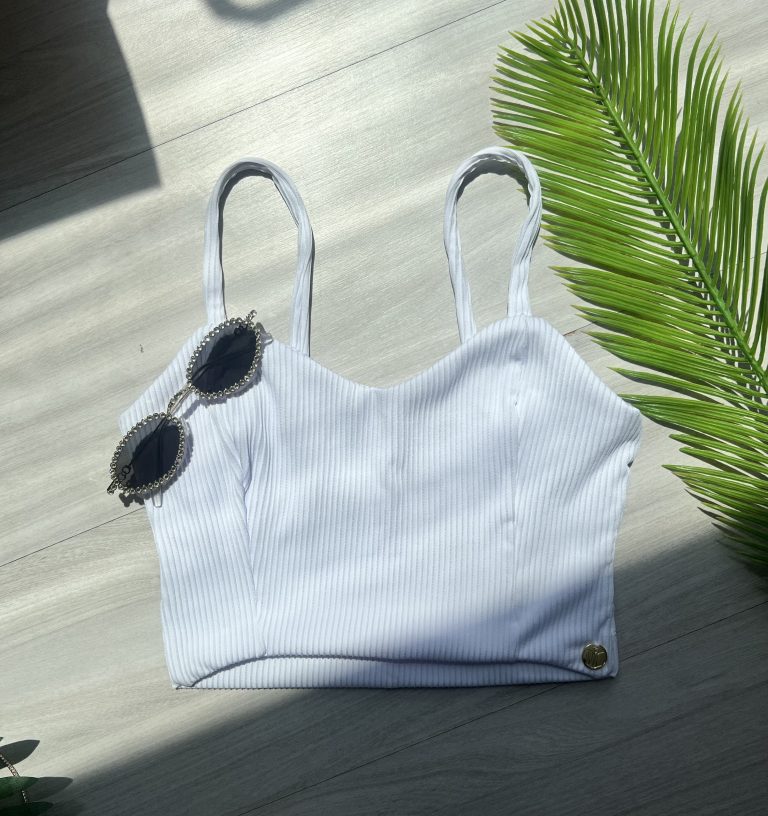 top alcinha donna chica branco