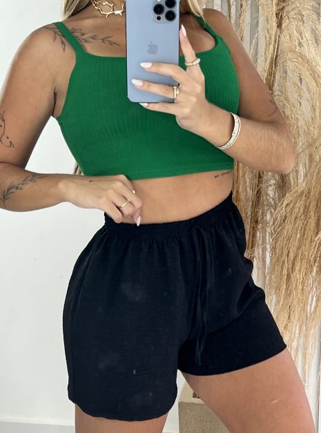 short bruna preto