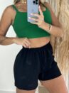 short bruna preto