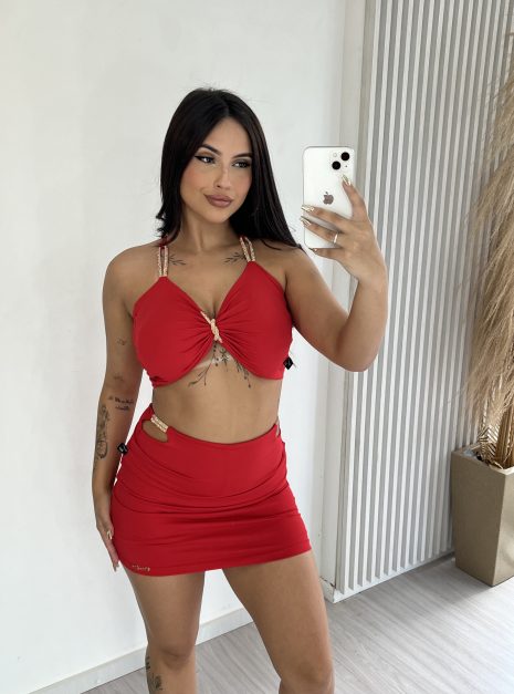 conjunto mary vermelho