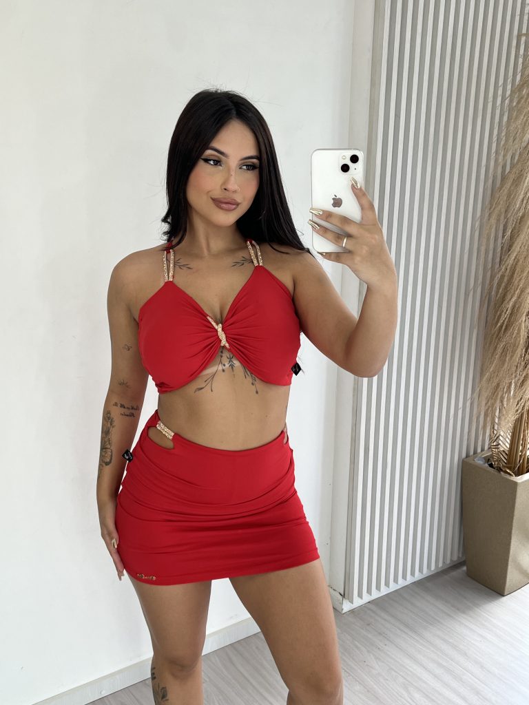 conjunto mary vermelho