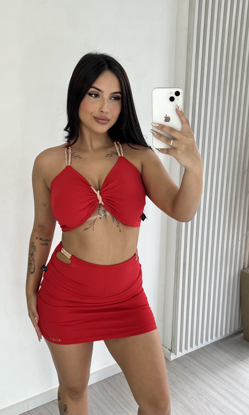 conjunto mary vermelho