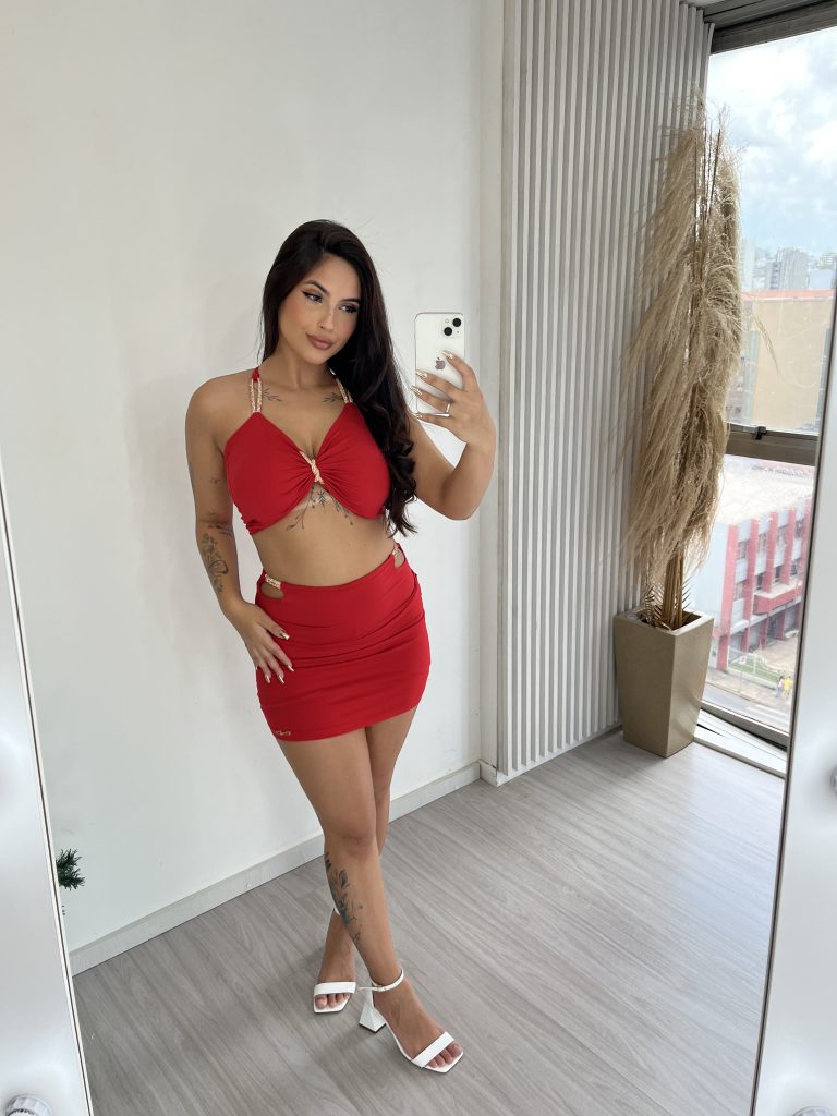 conjunto mary vermelho conjunto mary vermelho