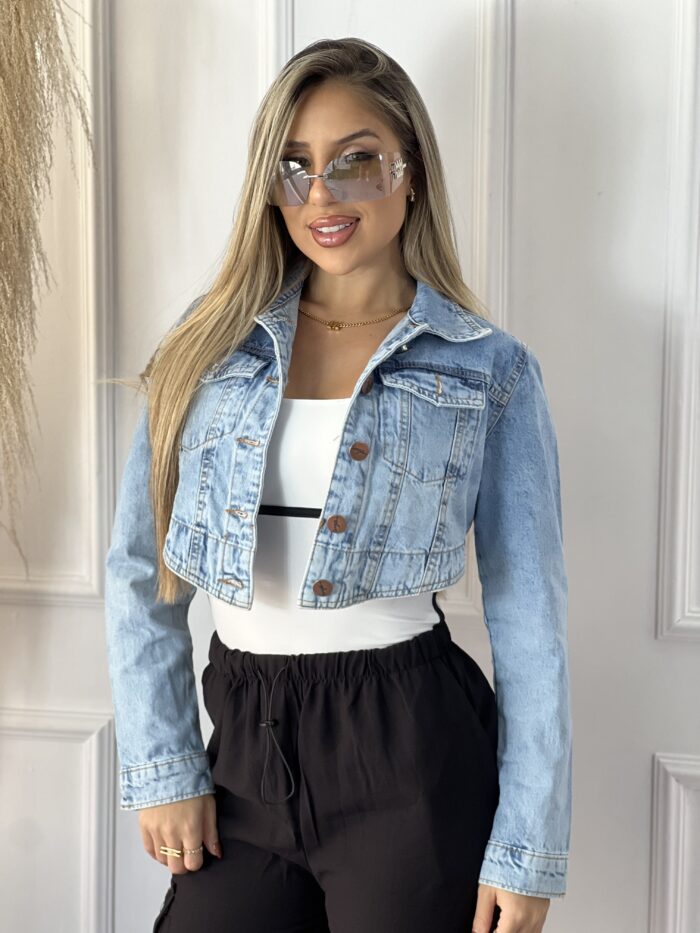 jaqueta jeans joice jaqueta jeans joice