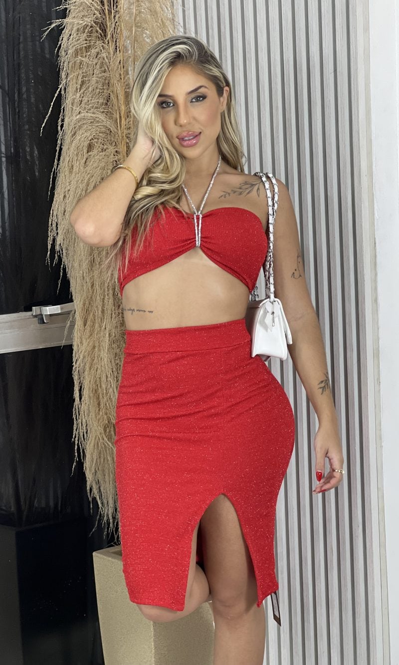 conjunto gisela vermelho