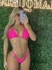 biquini laís rosa neon
