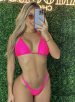 biquini laís rosa neon