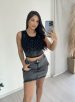 cropped lilica preto