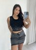 cropped lilica preto