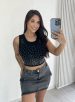 cropped lilica preto