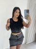 cropped lilica preto