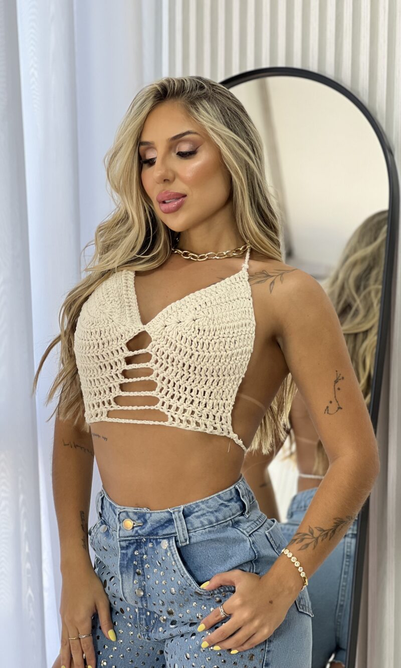 cropped croche tayla