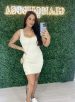 vestido regata dct redondo canelado donna chica gelo