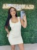 vestido regata dct redondo canelado donna chica gelo