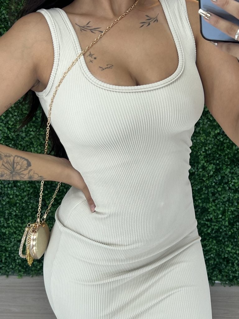 vestido regata dct redondo canelado donna chica gelo vestido regata dct redondo canelado donna chica gelo