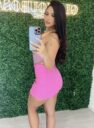 saia com short neca rosa