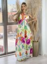 vestido longo fabiana floral