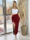 blusa morcego vermelho
