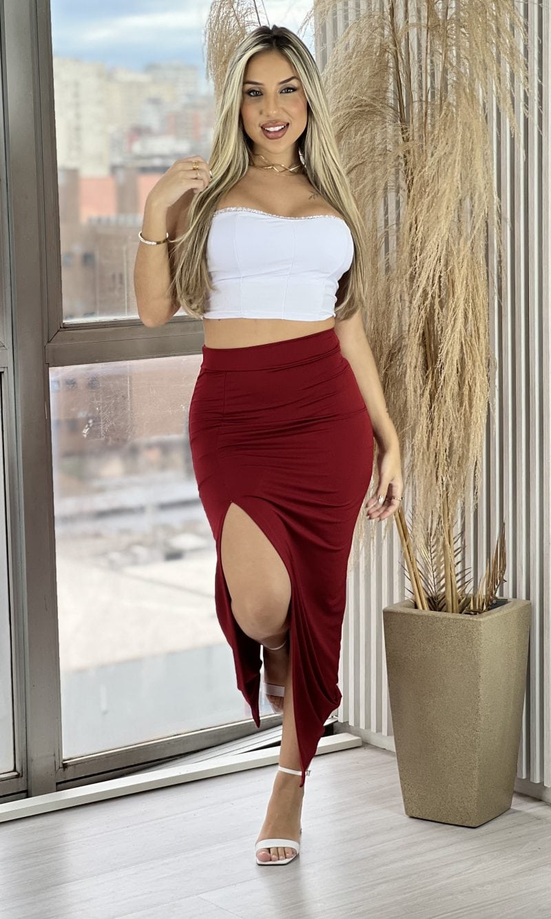 blusa morcego vermelho