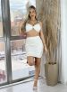 conjunto glamour off white