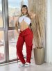 calça Ágata vermelho