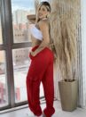 calça Ágata vermelho