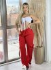 calça Ágata vermelho