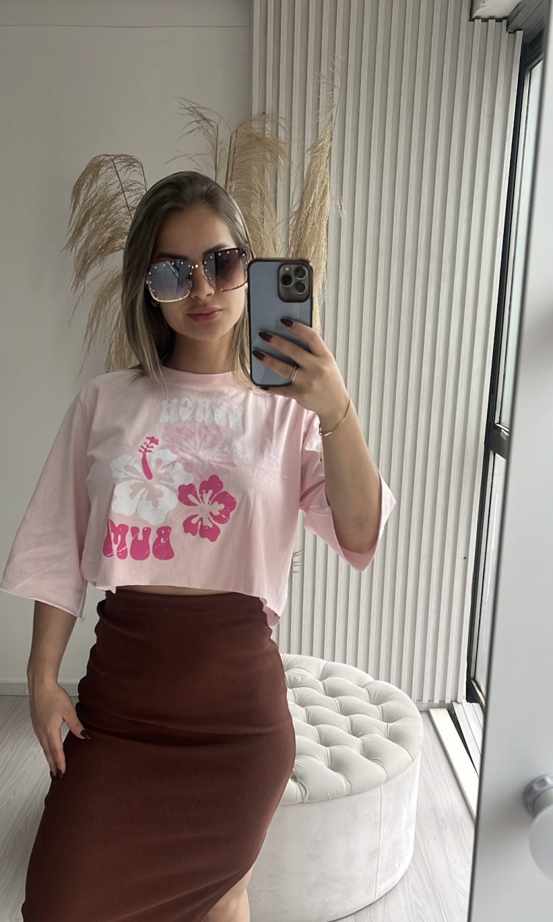 cropped julia beach rosa