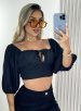 cropped roma preto