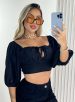 cropped roma preto