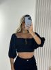cropped roma preto