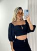 cropped roma preto
