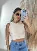 cropped viola bege