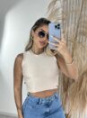cropped viola bege