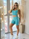 conjunto fitness ad verde