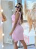 vestido midi beta rosa bb