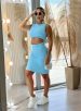 vestido midi beta azul bb