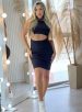 vestido midi beta preto