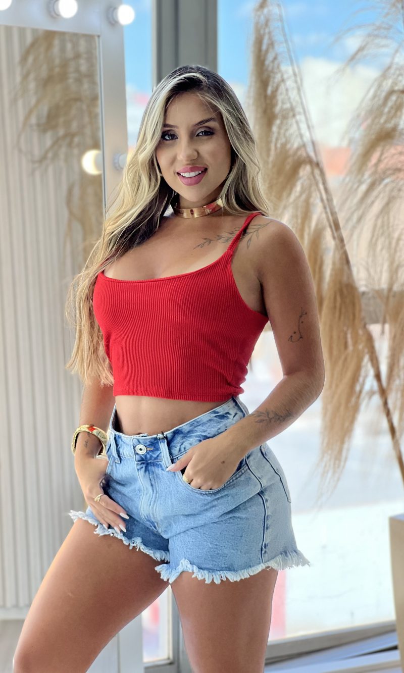 cropped dira vermelho