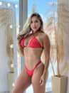 biquíni raquel poliamida vermelho