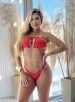 biquíni raquel poliamida vermelho